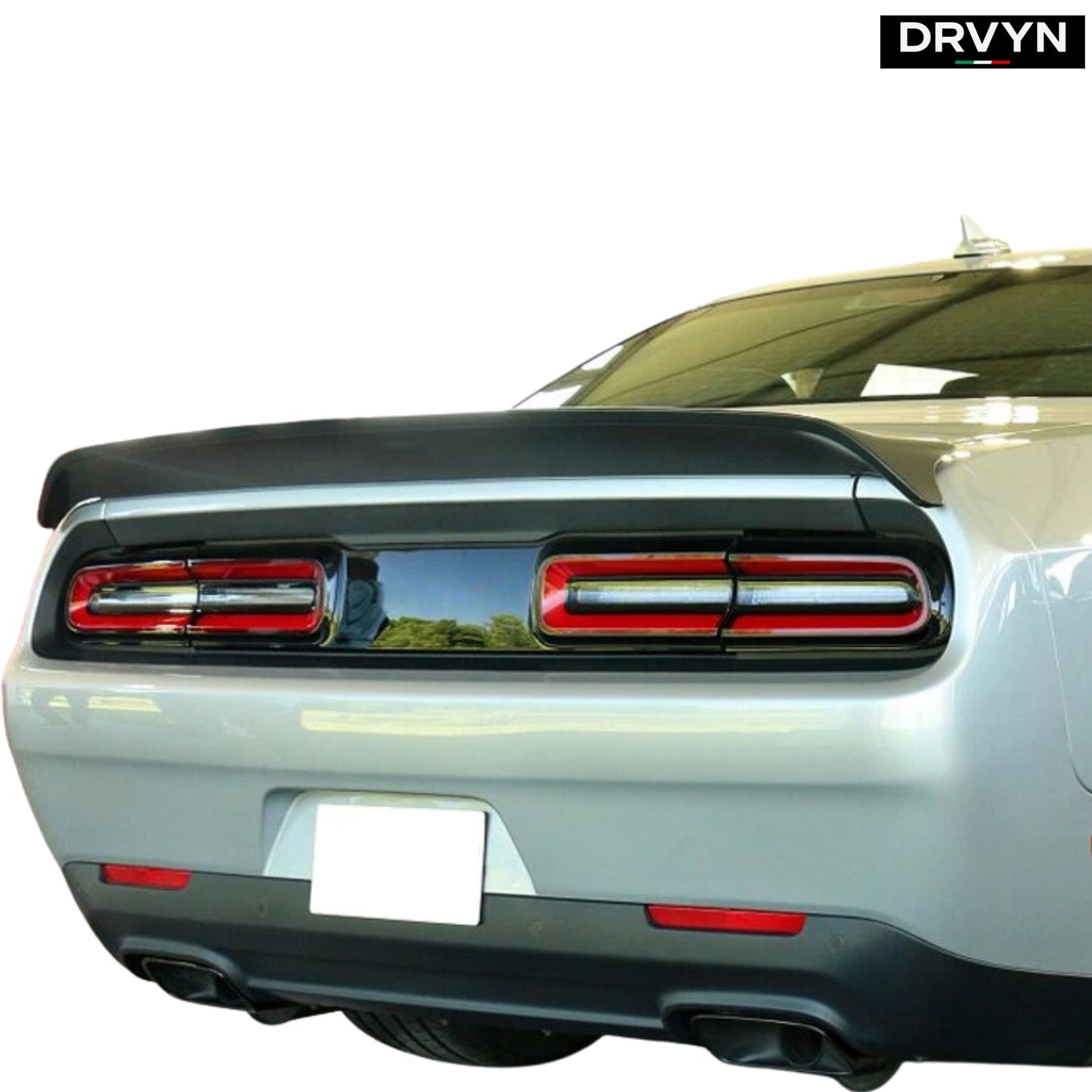 HELLCAT REDEYE STYLE MATTE BLACK TRUNK SPOILER WING FOR 08-23 DODGE CHALLENGER