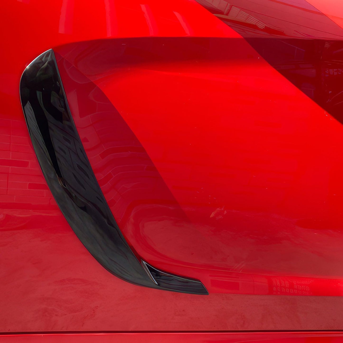 FOR 2015-2023 DODGE CHARGER GLOSS BLACK ADD-ON FRONT DOOR SIDE SCOOP VENT COVERS