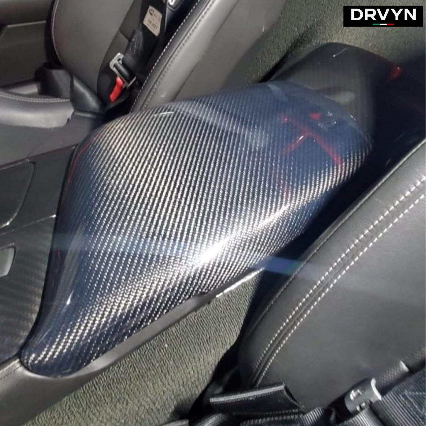 DRVYN C7 Corvette Carbon fiber armrest cover. 100% Real Carbon Fiber