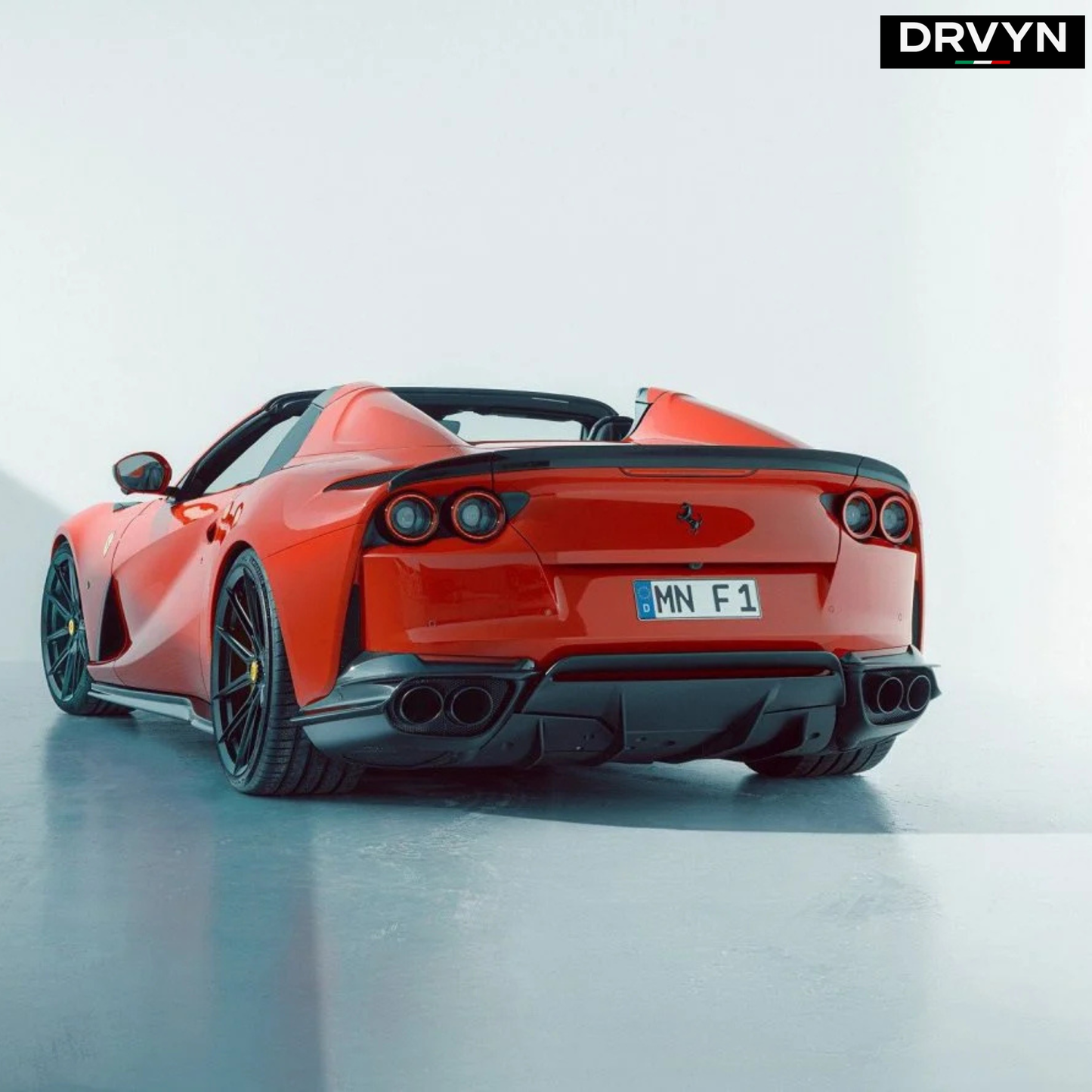 DRVYN OEM Style Dry Carbon Fiber Rear Diffuser Bumper Lip For Ferrari 812 Superfast & 812 GTS - photo 5 - Drvyn