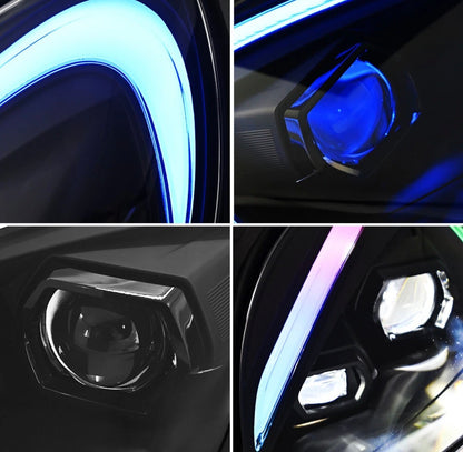 RGB C7 Style LED Headlights for Chevrolet Corvette C6 (2005–2013)