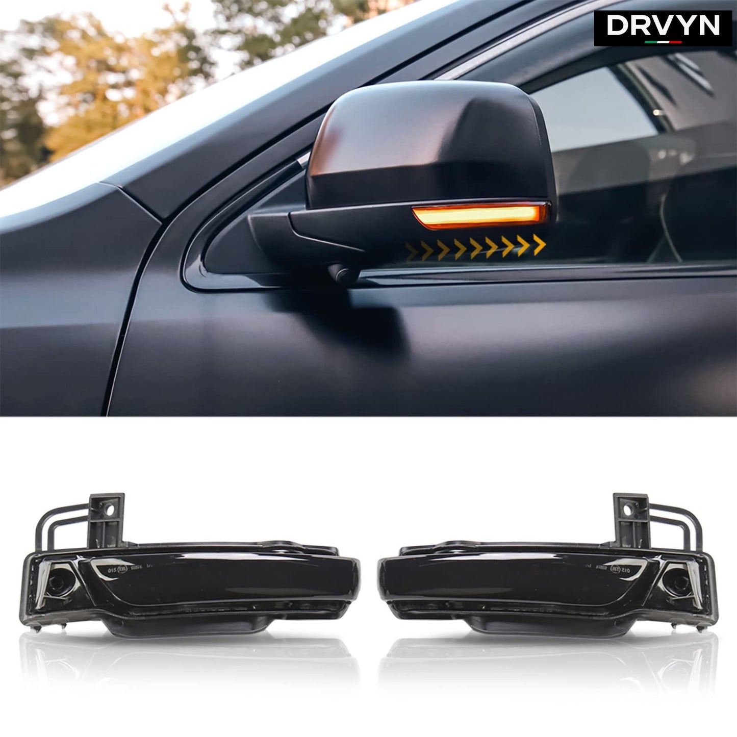 SEQUENTIAL LED SIDE MIRROR TURN SIGNAL LIGHT FOR JEEP GRAND CHEROKEE 2011-2020