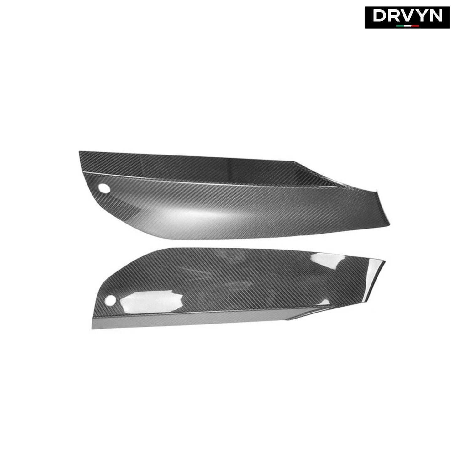 FOR 2021-2023 BMW F90 M5 LCI CARBON FIBER FRONT BUMPER UPPER AIR VENT COVER TRIM