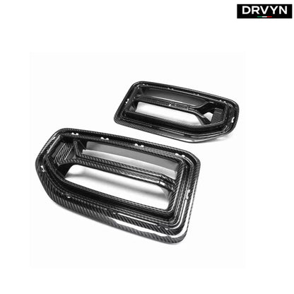 FOR 2023-25 BMW G87 M2 MP STYLE DRY CARBON FIBER FRONT NOSE KIDNEY GRILL GRILLE