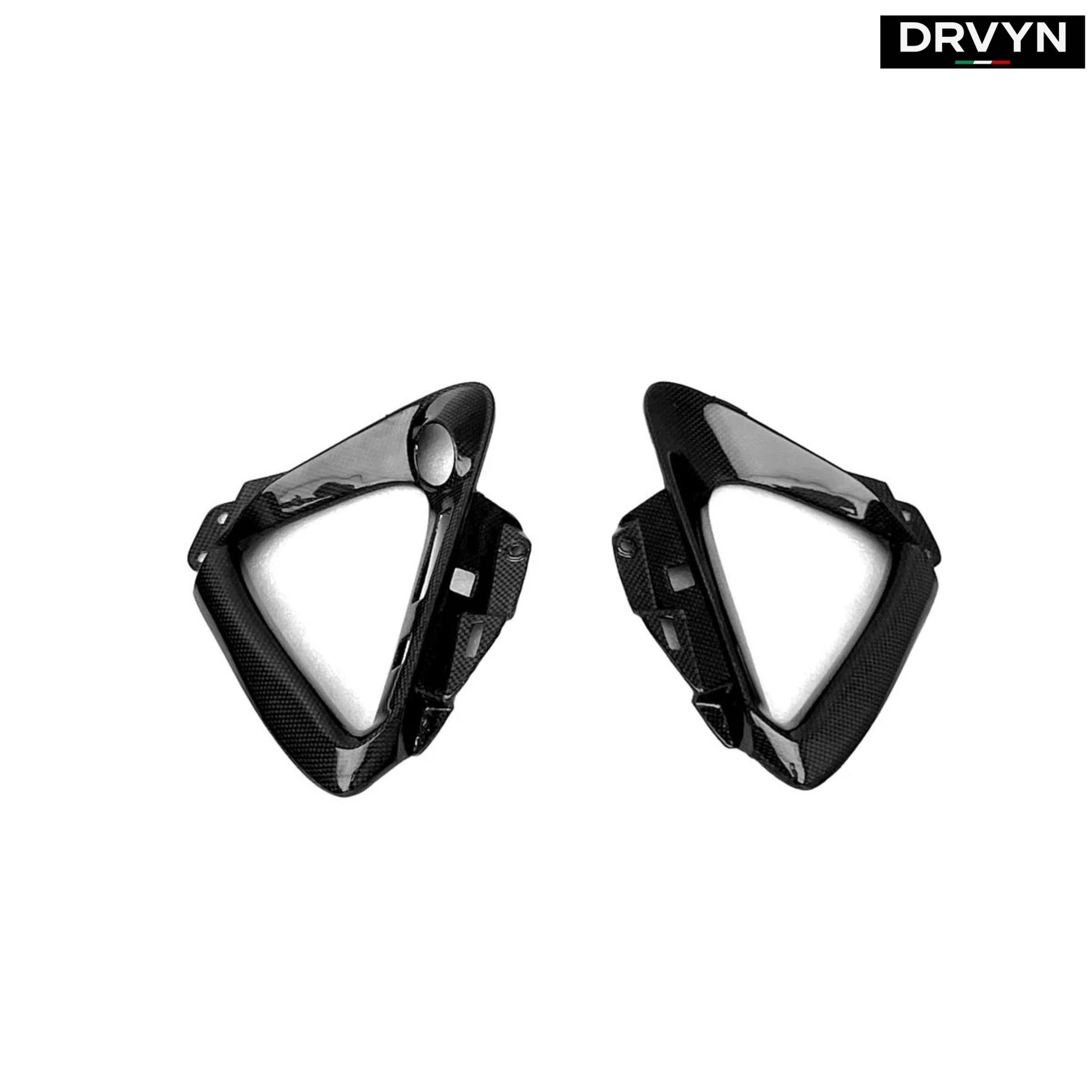 DRVYN OEM Style Original Parts Full Dry Carbon Fiber Interior Door Handle Trim Interior Kits for 2017-2020 Ferrari 812 Superfast - photo 2 - Drvyn