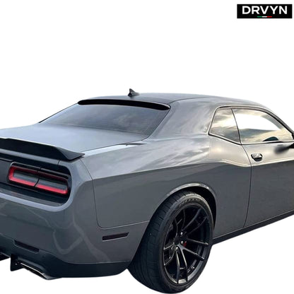 FOR 2008-2023 DODGE CHALLENGER SRT HELLCAT GLOSS BLACK REAR WINDOW ROOF SPOILER