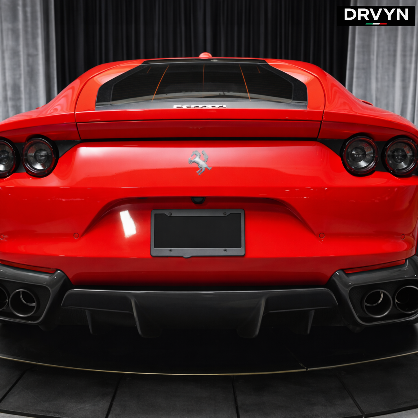 DRVYN Plain Weave Dry Carbon Fiber Rear Bumper Diffuser Spoiler - photo 5 - Drvyn