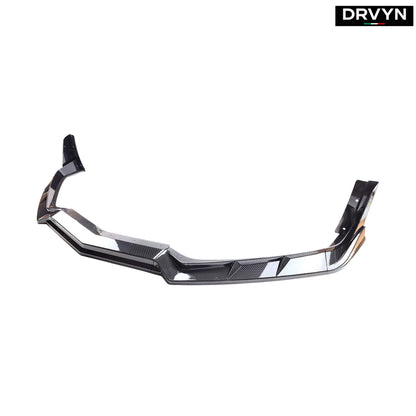 For 20-26 Corvette C8 Z51 Stingray Real Carbon Fiber Front Bumper Lip Splitter