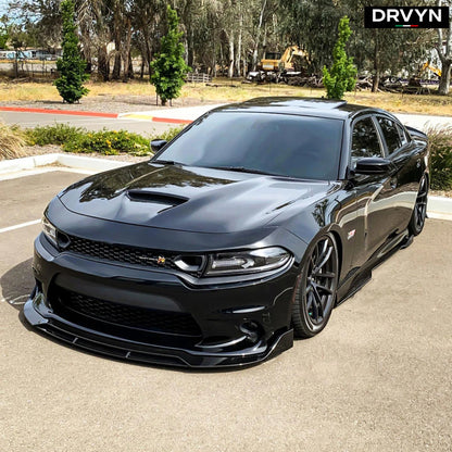 FOR 2015-2023 DODGE CHARGER RT SCAT PACK SRT STYLE FRONT MESH GRILLE W/ AIR DUCT