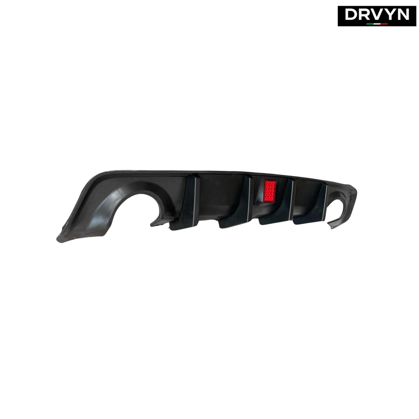 FOR 15-23 DODGE CHARGER SRT R/T SCAT PACK REAR BUMPER DIFFUSER W/ RED REFLECTOR