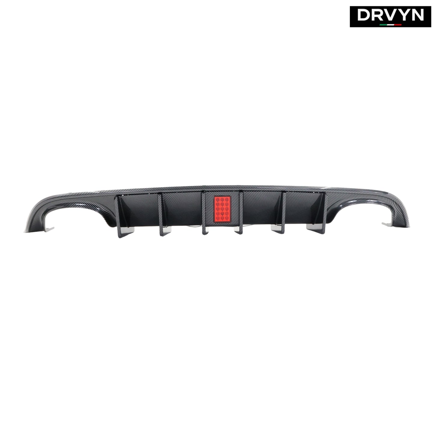 FOR 15-23 DODGE CHARGER SRT R/T SCAT PACK REAR BUMPER DIFFUSER W/ RED REFLECTOR