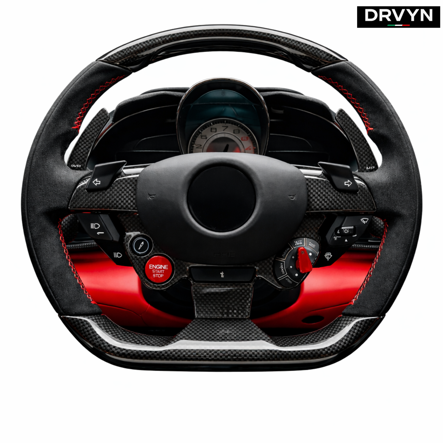 DRVYN Dry Carbon Fiber Shift Paddle for Ferrari 812 Superfast GTS Steering Wheel Interiors Kit - photo 2 - Drvyn