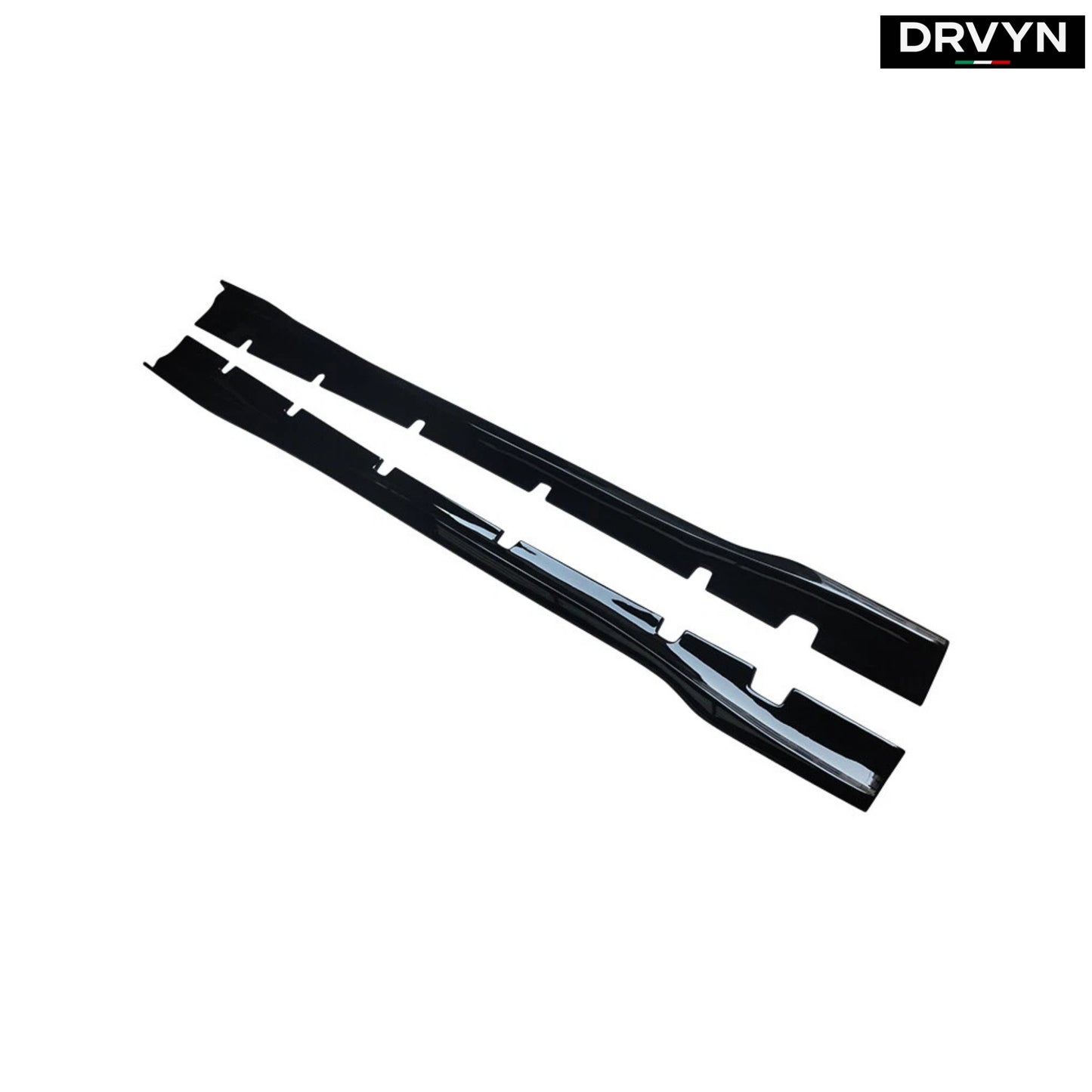 FOR 20-2023 DODGE CHARGER SRT WIDEBODY H STYLE GLOSS BLACK SIDE SKIRT EXTENSION