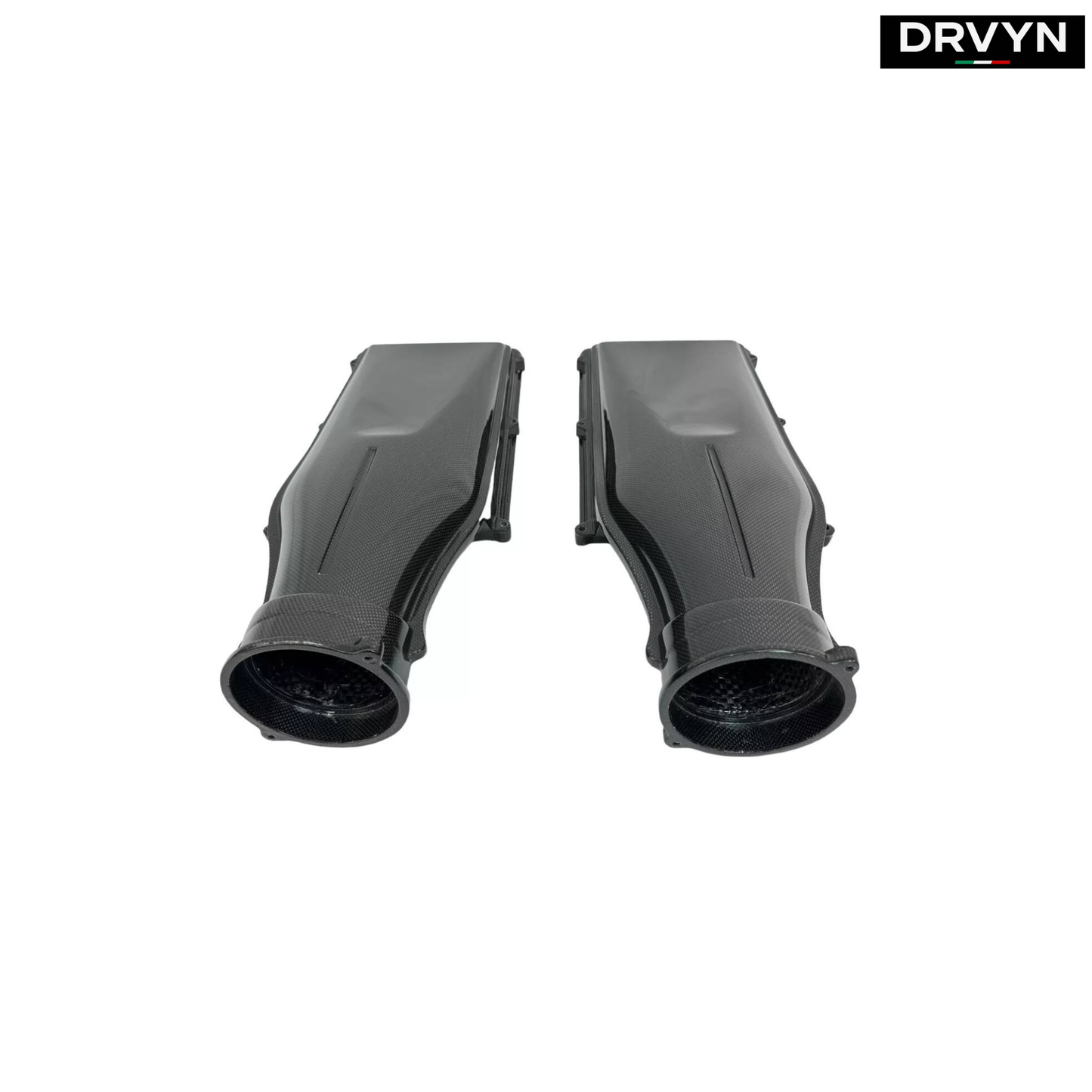 DRVYN 100% Dry Carbon Fiber Filter Box Covers for Ferrari 812 Superfast SF GTS - photo 2 - Drvyn