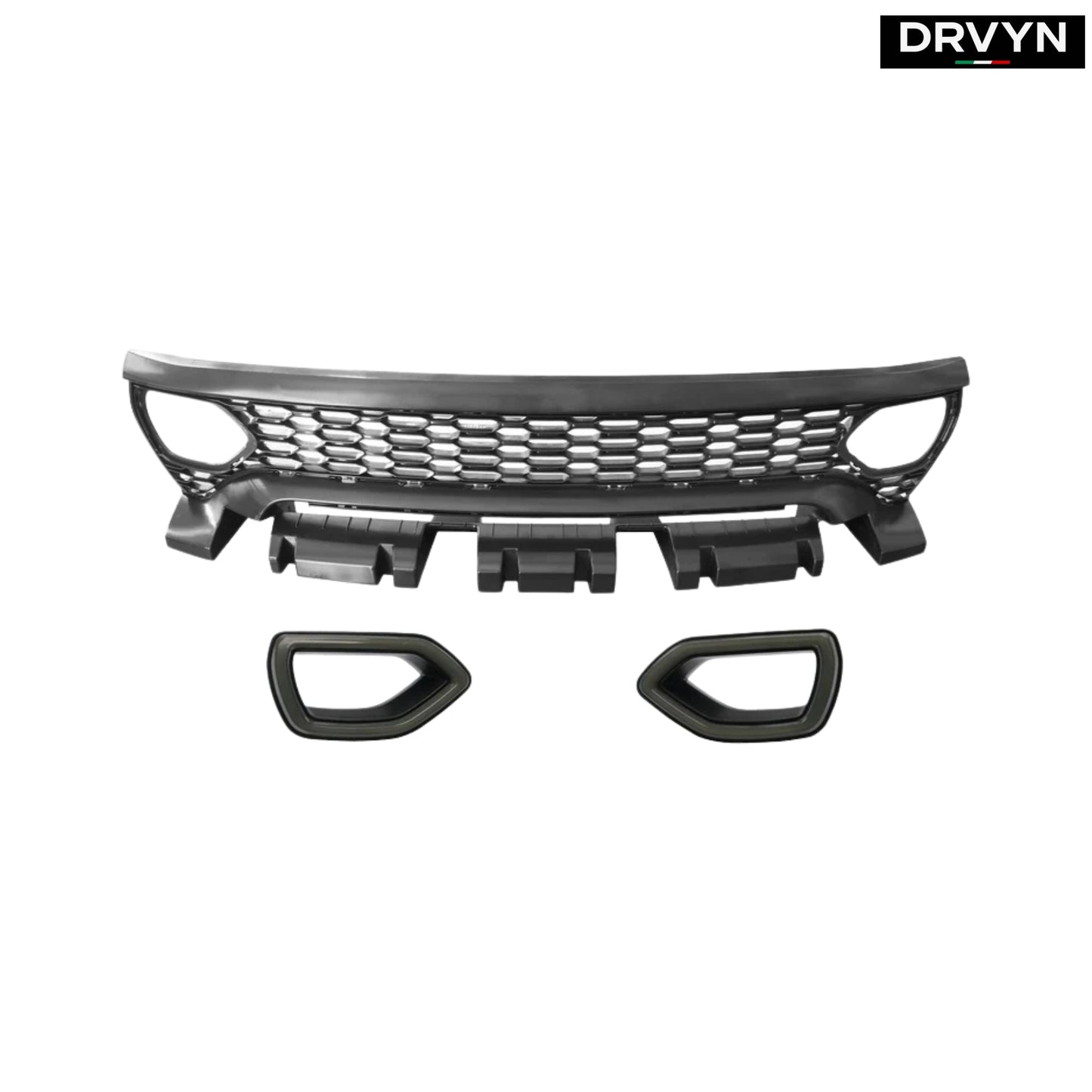 FOR 2020-23 CHARGER SRT WIDEBODY PERFORMANCE SMOKE SWITCH BACK LED UPPER GRILLE