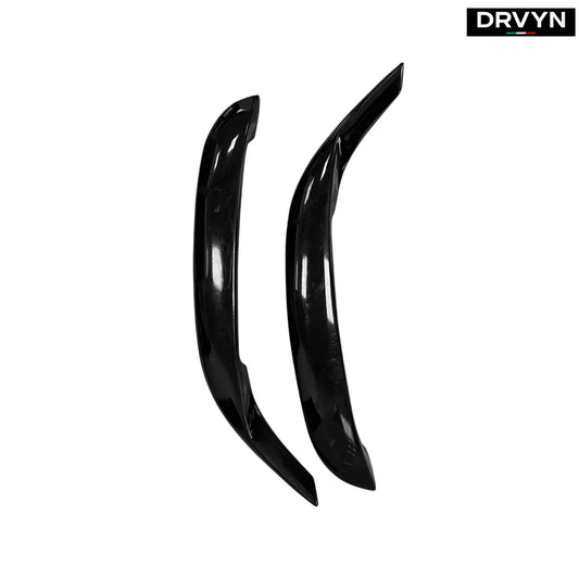 FOR 2015-2023 DODGE CHARGER GLOSS BLACK ADD-ON FRONT DOOR SIDE SCOOP VENT COVERS