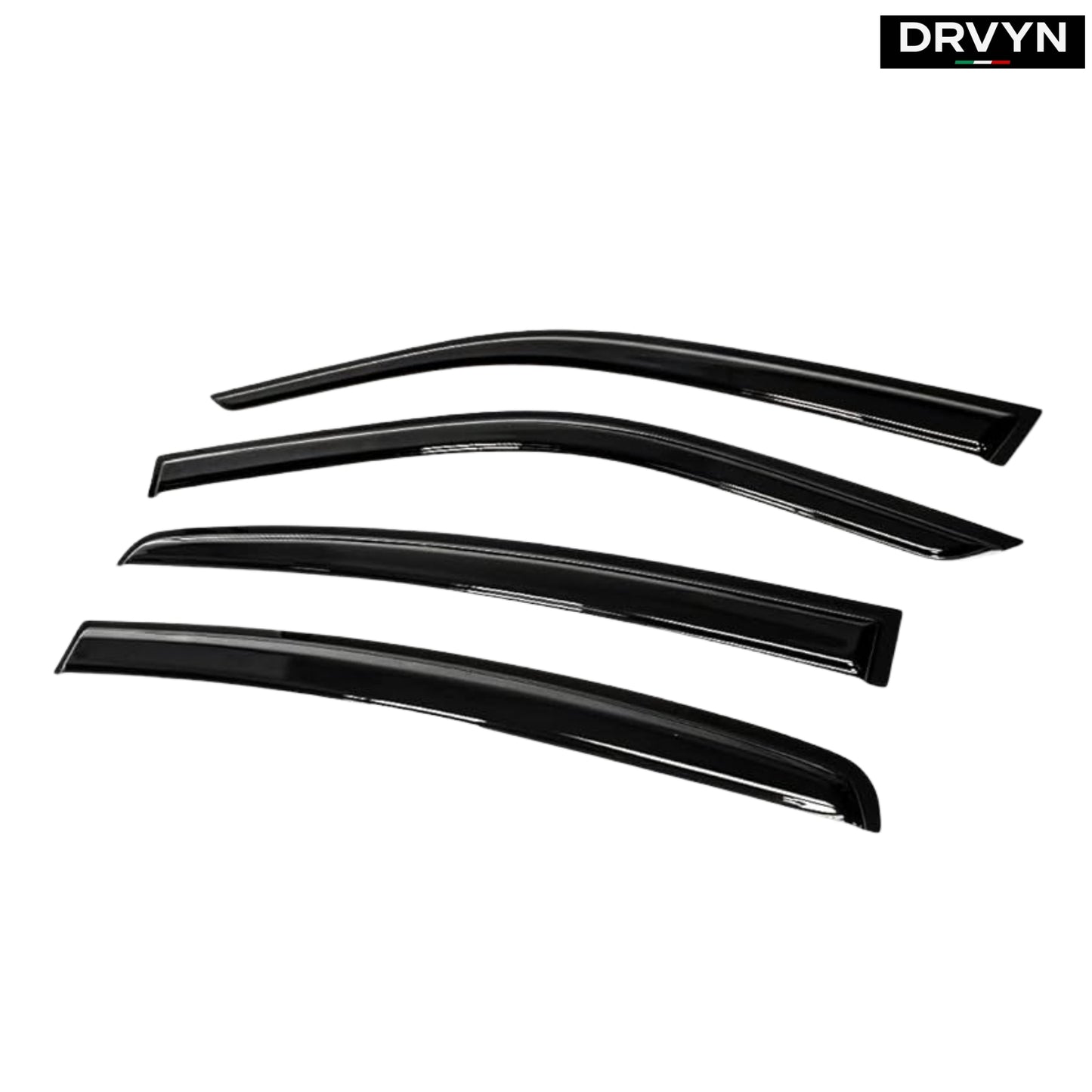 FOR 2011-2023 DODGE CHARGER PREMIUM AERO BLACK WINDOW VISOR RAIN GUARD DEFLECTOR