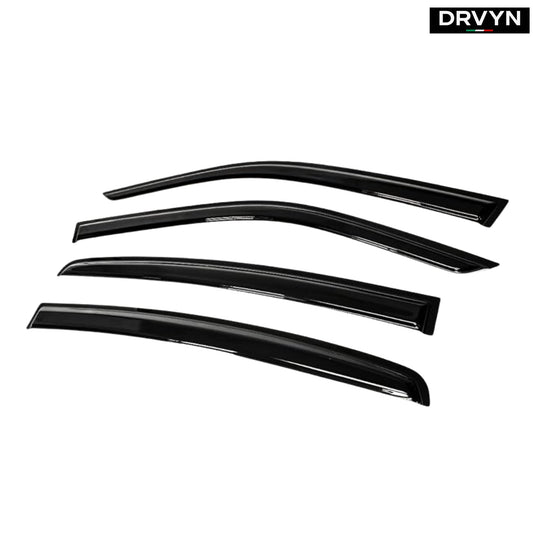 FOR 2011-2023 DODGE CHARGER PREMIUM AERO BLACK WINDOW VISOR RAIN GUARD DEFLECTOR