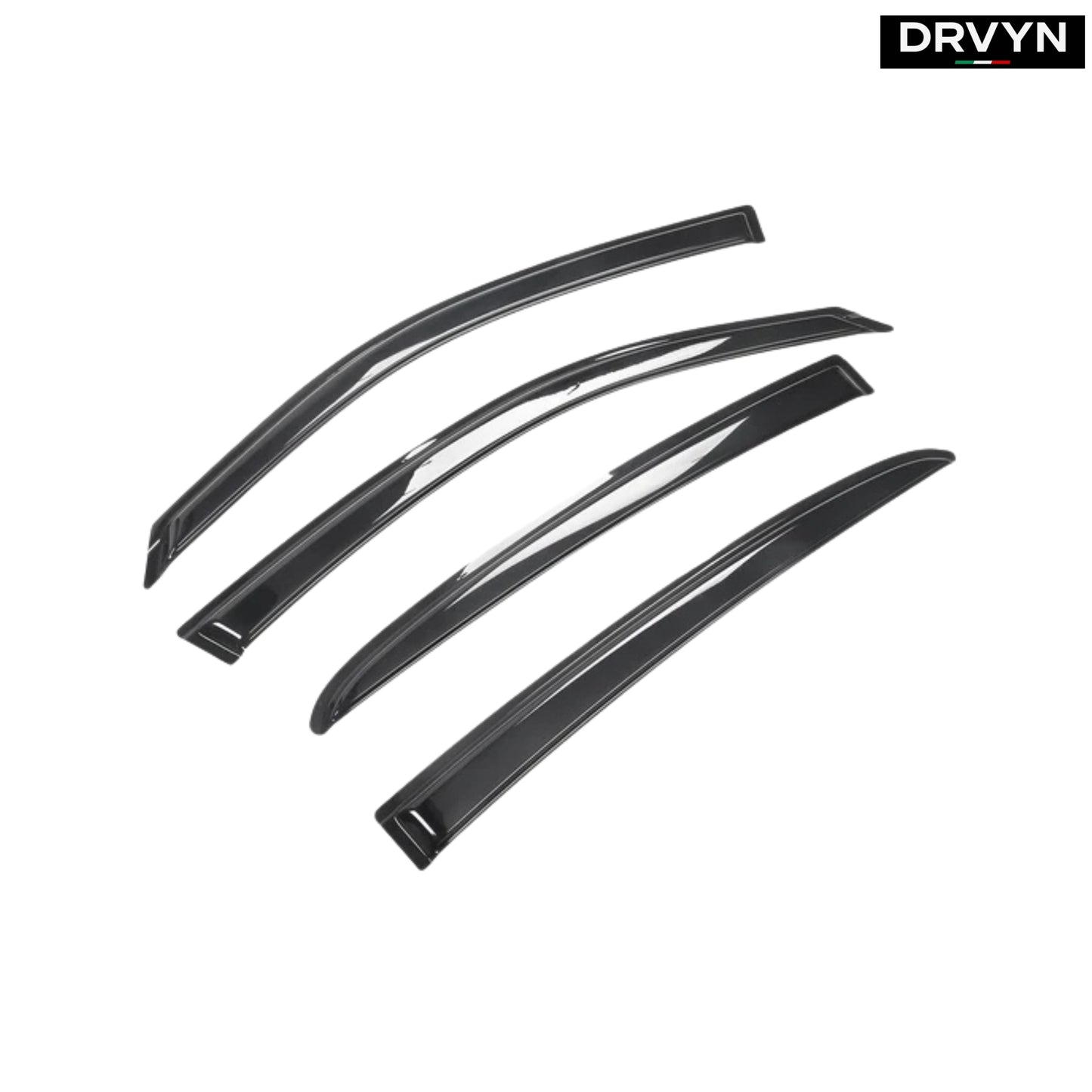 FOR 2011-2023 DODGE CHARGER PREMIUM AERO BLACK WINDOW VISOR RAIN GUARD DEFLECTOR