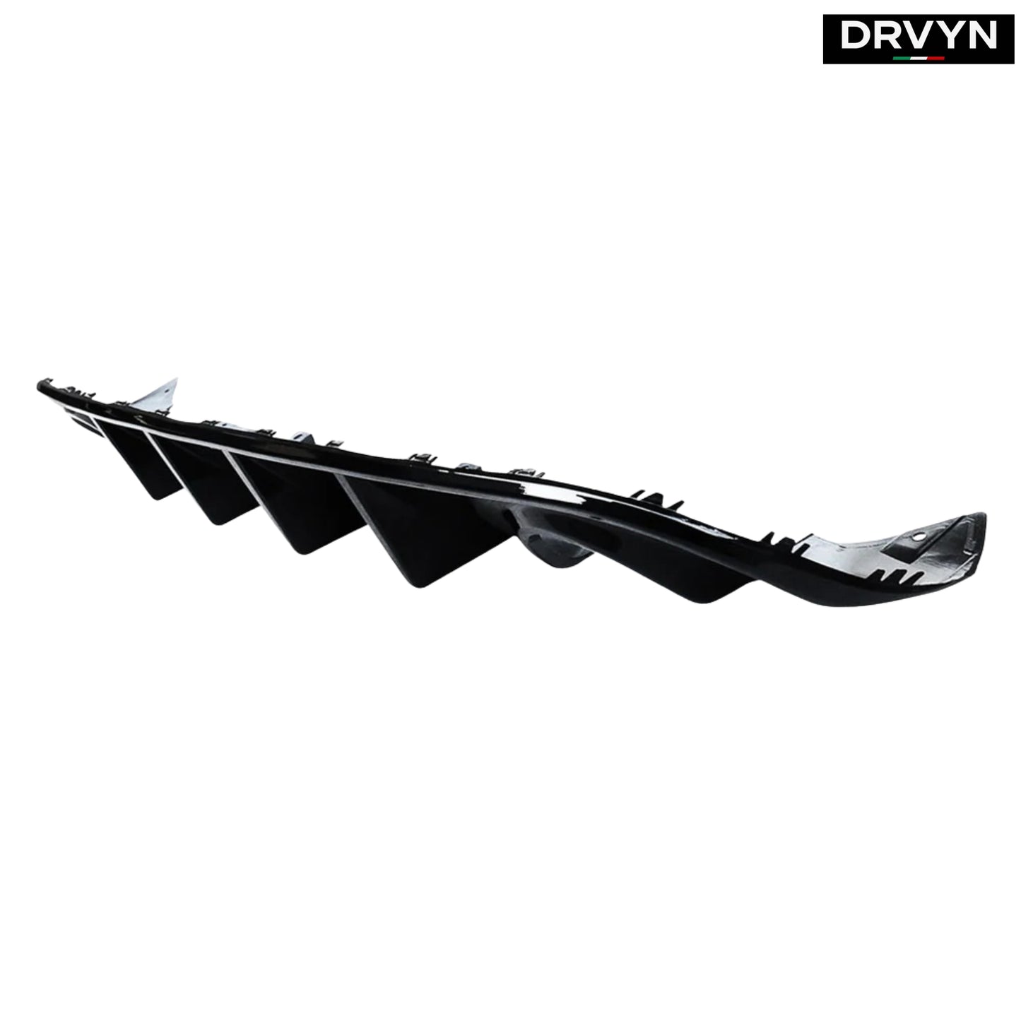 FOR2015-2023 DODGE CHARGER SRT R/T SCAT PACK GLOSSY BLACK REAR BUMPER DIFFUSER