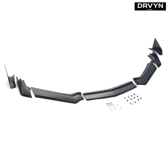 For 2020-25 Corvette C8 Z51 STG 3 Winglet Gloss Black Front Bumper Lip Splitter