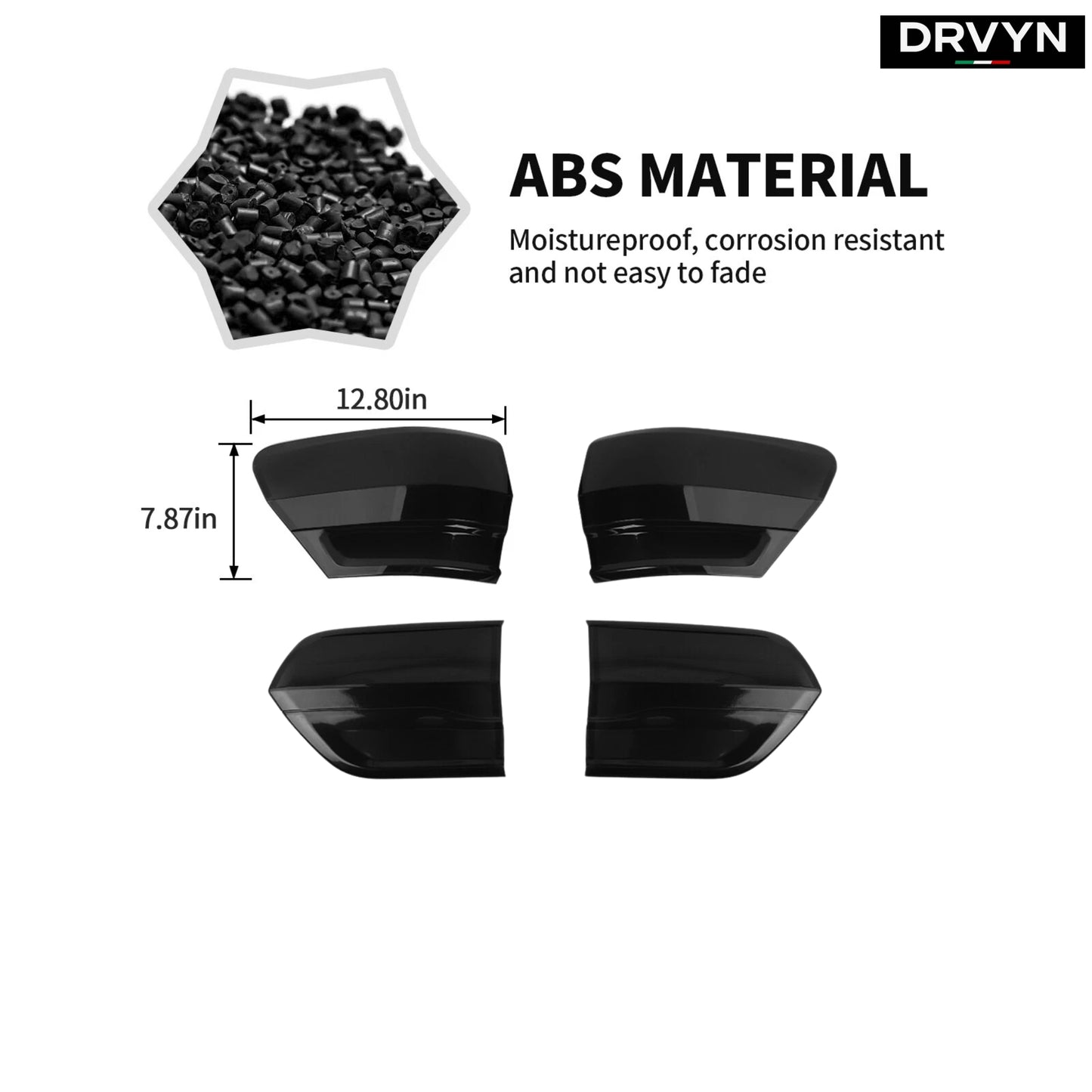 For Jeep Grand Cherokee 14-20 Smoked Black Rear Taillight Accessories Cover Trim