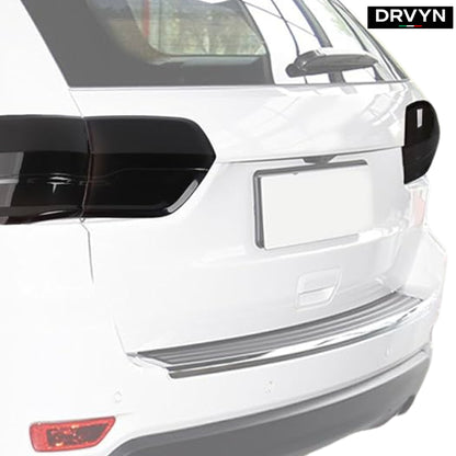 For Jeep Grand Cherokee 14-20 Smoked Black Rear Taillight Accessories Cover Trim