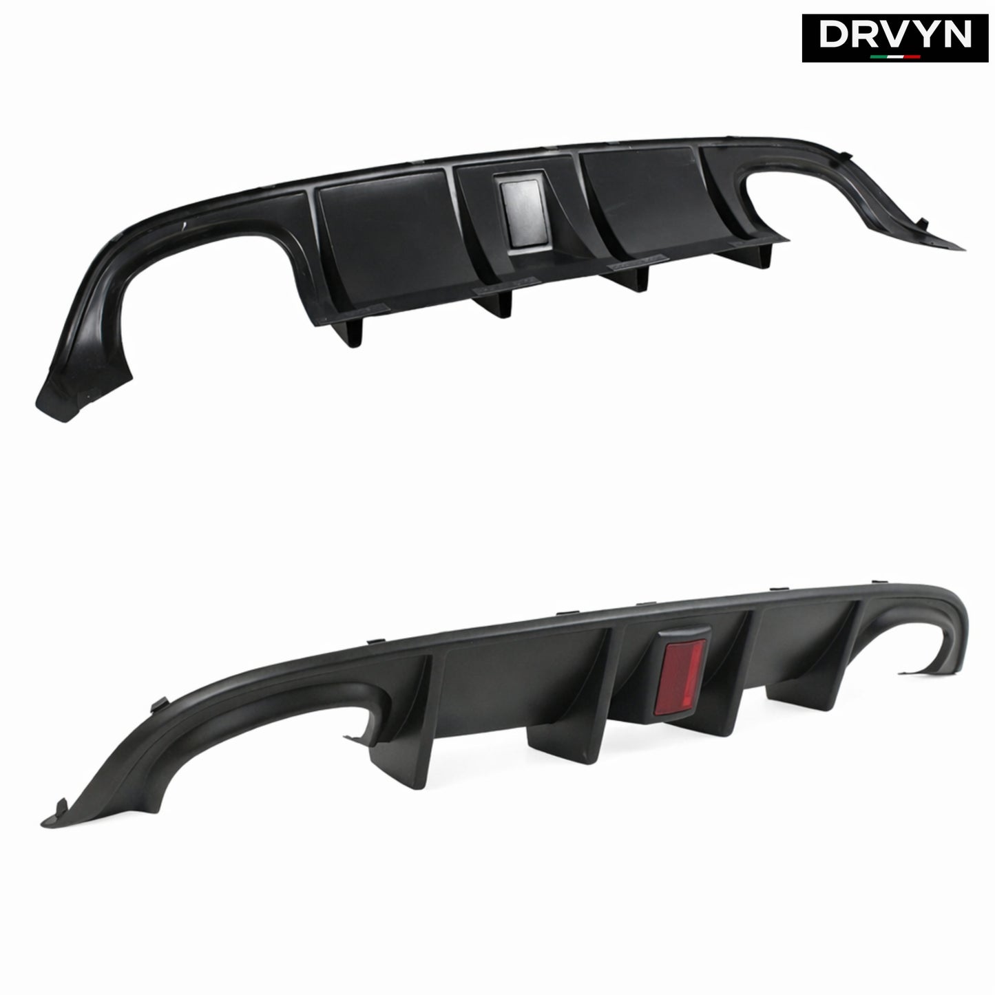 FOR 15-2023 DODGE CHARGER SRT R/T SCAT PACK QUAD TIP REAR DIFFUSER RED REFLECTOR