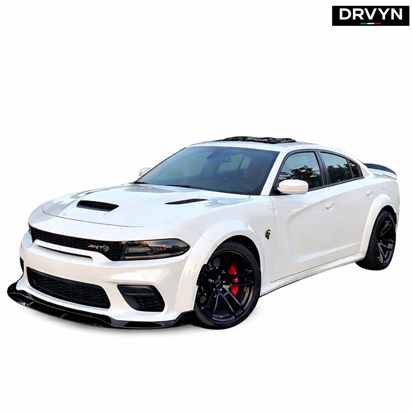 FOR 2020-2023 DODGE CHARGER SRT WIDEBODY DOUBLE DECK FRONT BUMPER LIP SPLITTER