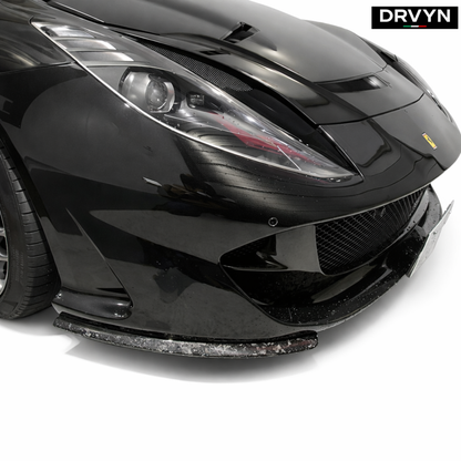 DRVYN Forged Dry Carbon Fiber Side Front Lip for Ferrari 812 Superfast GTS 2017-2023 - photo 3 - Drvyn