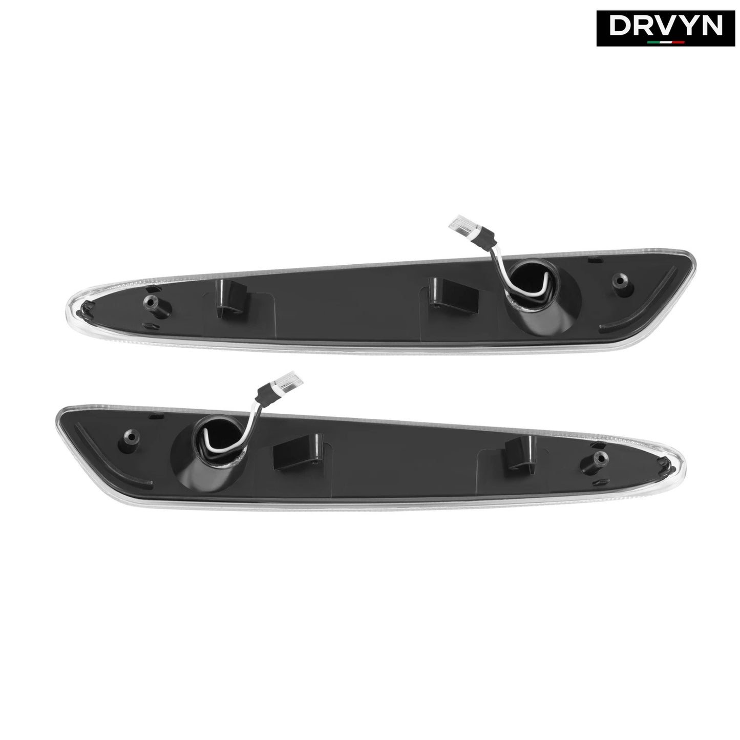 DRVYN Chevy Corvette C6 2005-2013 Clear Lens LED Front & Rear Side Marker Lights