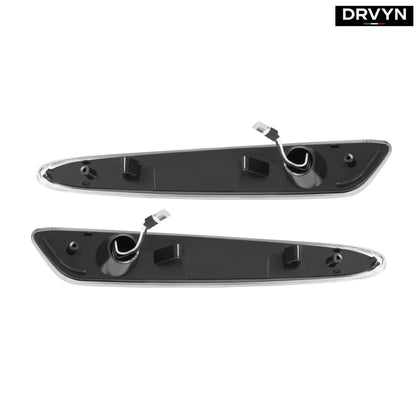 DRVYN Chevy Corvette C6 2005-2013 Clear Lens LED Front & Rear Side Marker Lights