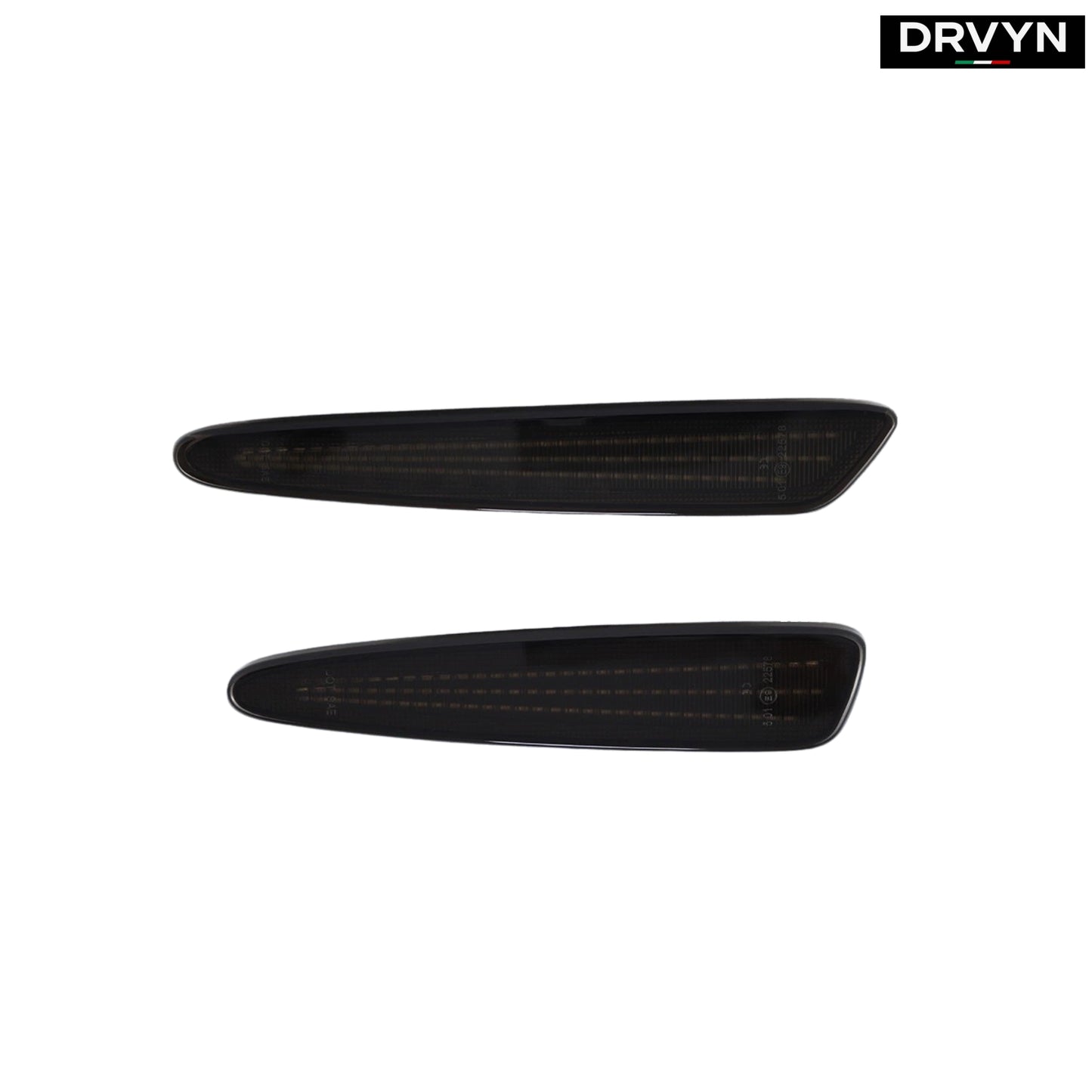 DRVYN 2005-2013 Chevy Corvette C6 Front Rear Sequential LED Side Marker Light Lamp