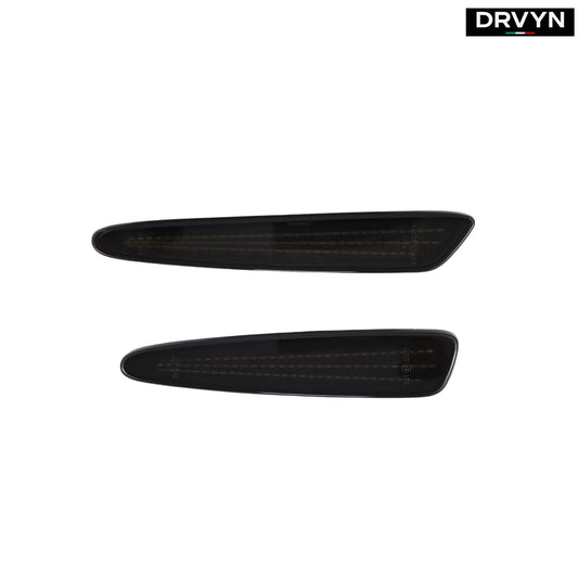DRVYN 2005-2013 Chevy Corvette C6 Front Rear Sequential LED Side Marker Light Lamp