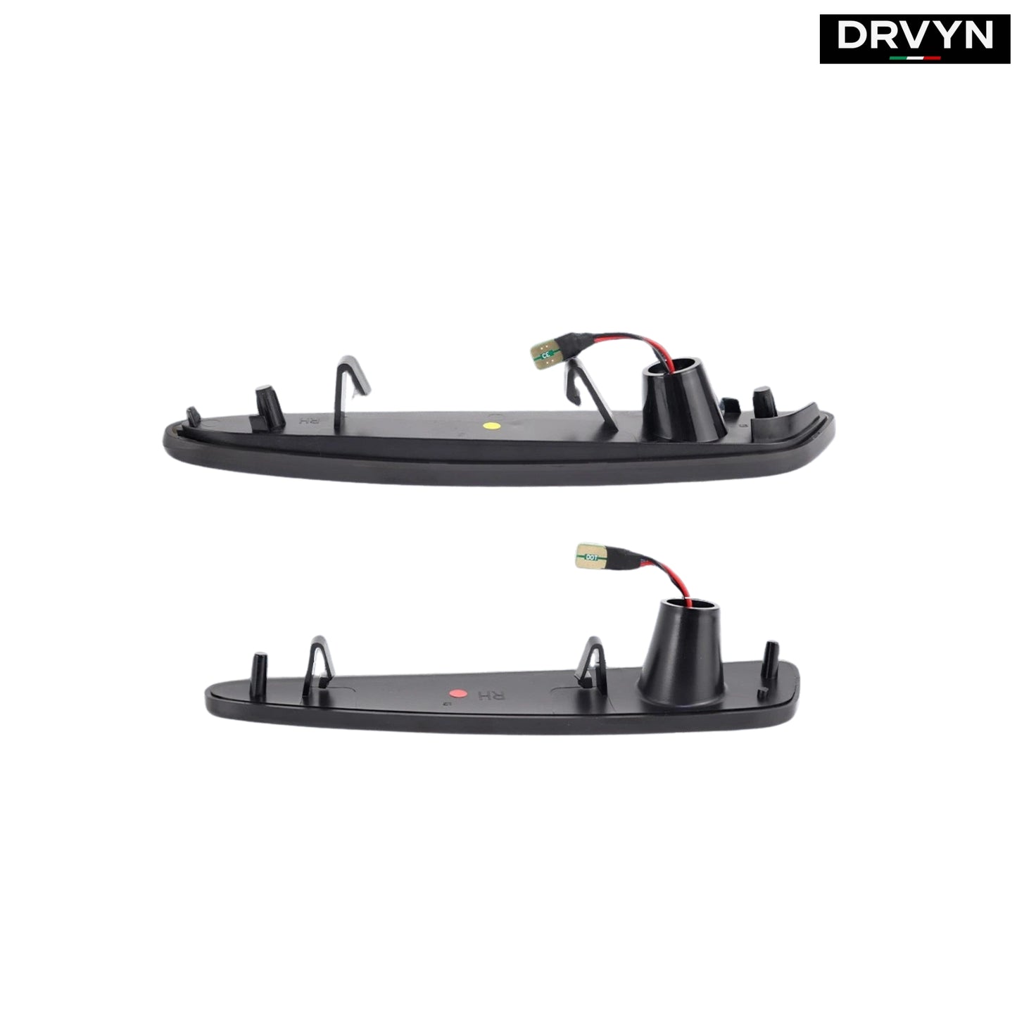 DRVYN 2005-2013 Chevy Corvette C6 Front Rear Sequential LED Side Marker Light Lamp