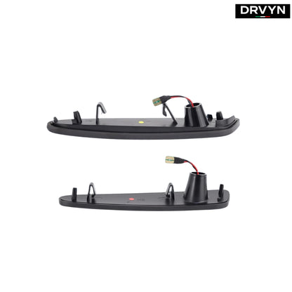 DRVYN 2005-2013 Chevy Corvette C6 Front Rear Sequential LED Side Marker Light Lamp