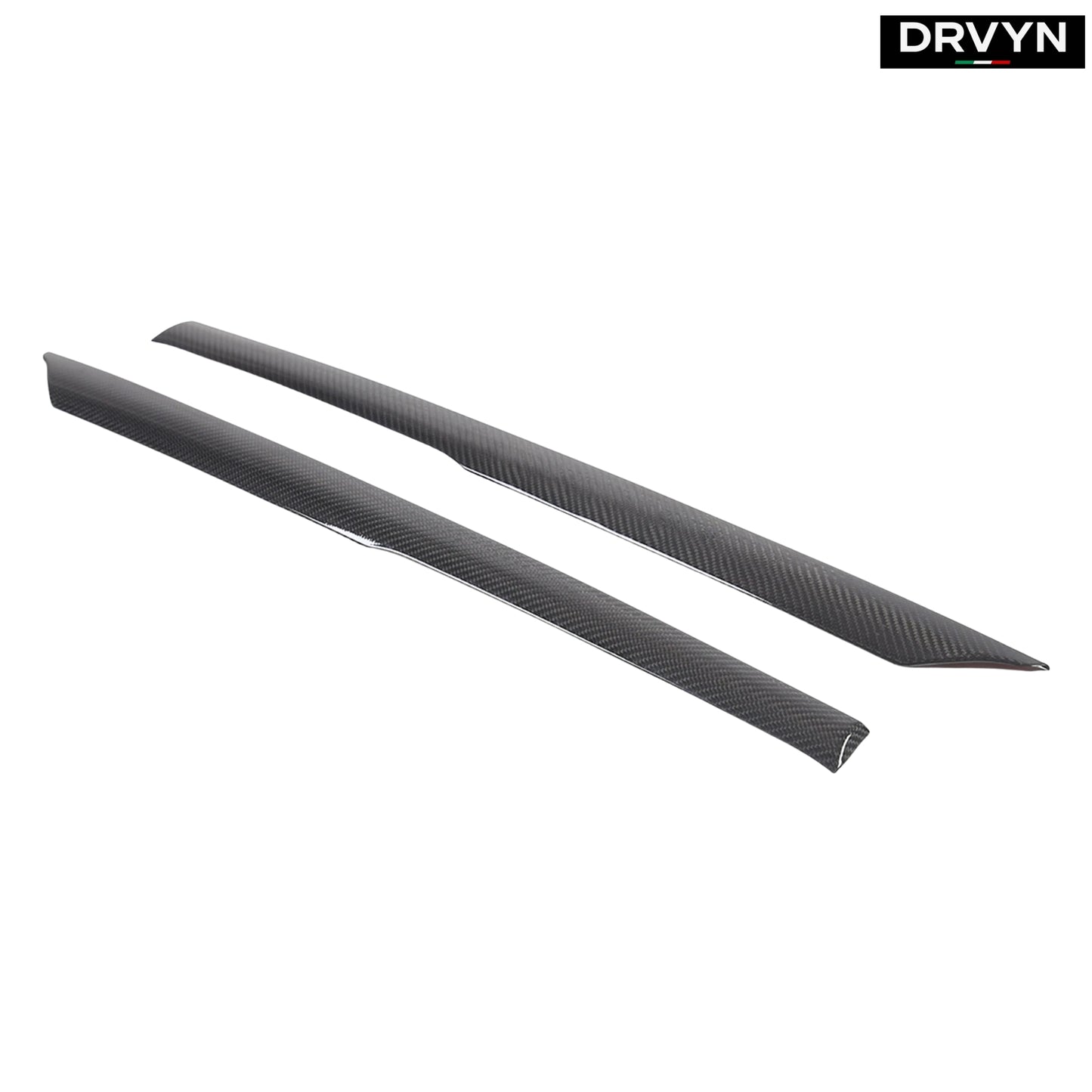 DRVYN Real Carbon Fiber Exterior Windshield A-Pillar Trim For Corvette C6 05-13 US