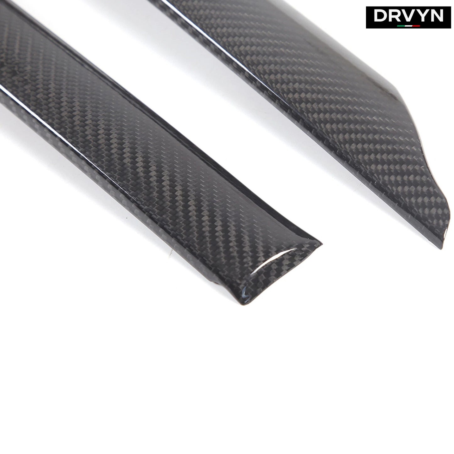 DRVYN Real Carbon Fiber Exterior Windshield A-Pillar Trim For Corvette C6 05-13 US