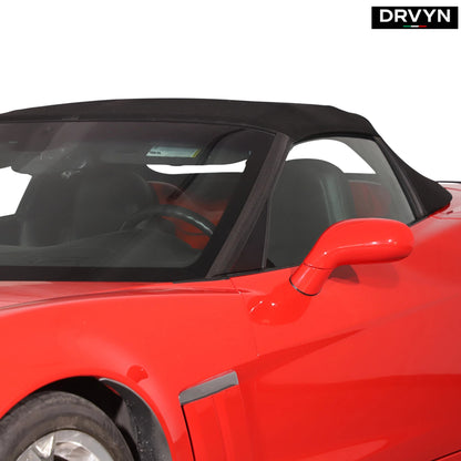 DRVYN Real Carbon Fiber Exterior Windshield A-Pillar Trim For Corvette C6 05-13 US