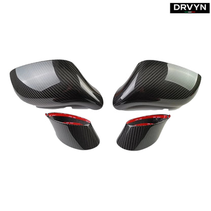 DRVYN Real Carbon For Chevy Corvette C6 ZR1 Z06 2005-13 Side Rearview Mirror Cover