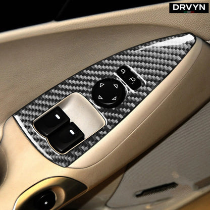 DRVYN 30Pcs Real Carbon Fiber Kits Full Interior Dash Trim For Corvette C6 Z06 2005-13