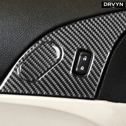 DRVYN 30Pcs Real Carbon Fiber Kits Full Interior Dash Trim For Corvette C6 Z06 2005-13