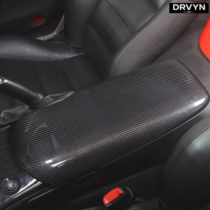 DRVYN Real Carbon Fiber Armrest Box Protective Cover For Corvette C6 2005-2013  carcartrim-2022 (1295)