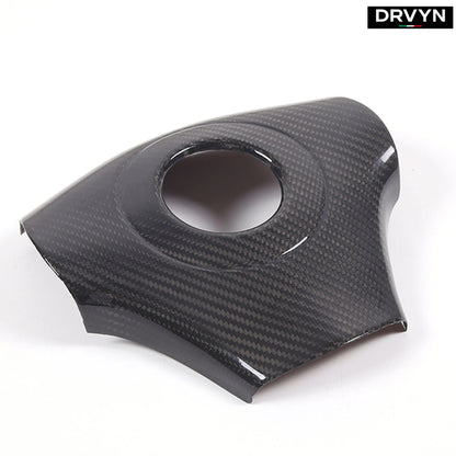 DRVYN Real Dry Carbon fiber Center Steering wheel trim cover For Corvette C6 05-13 US