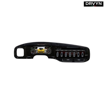 DRVYN RoadNavi 24'' Dual Screen Android Car Radio Digital Cluster for Dodge Charger 2011-2019 Auto Speedometer Dashboard