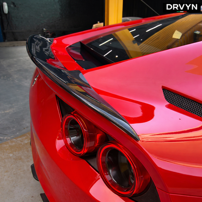 DRVYN MSY Style Dry Carbon Fiber Rear Spoiler for Ferrari 812 Superfast GTS Trunk Wing - photo 4 - Drvyn