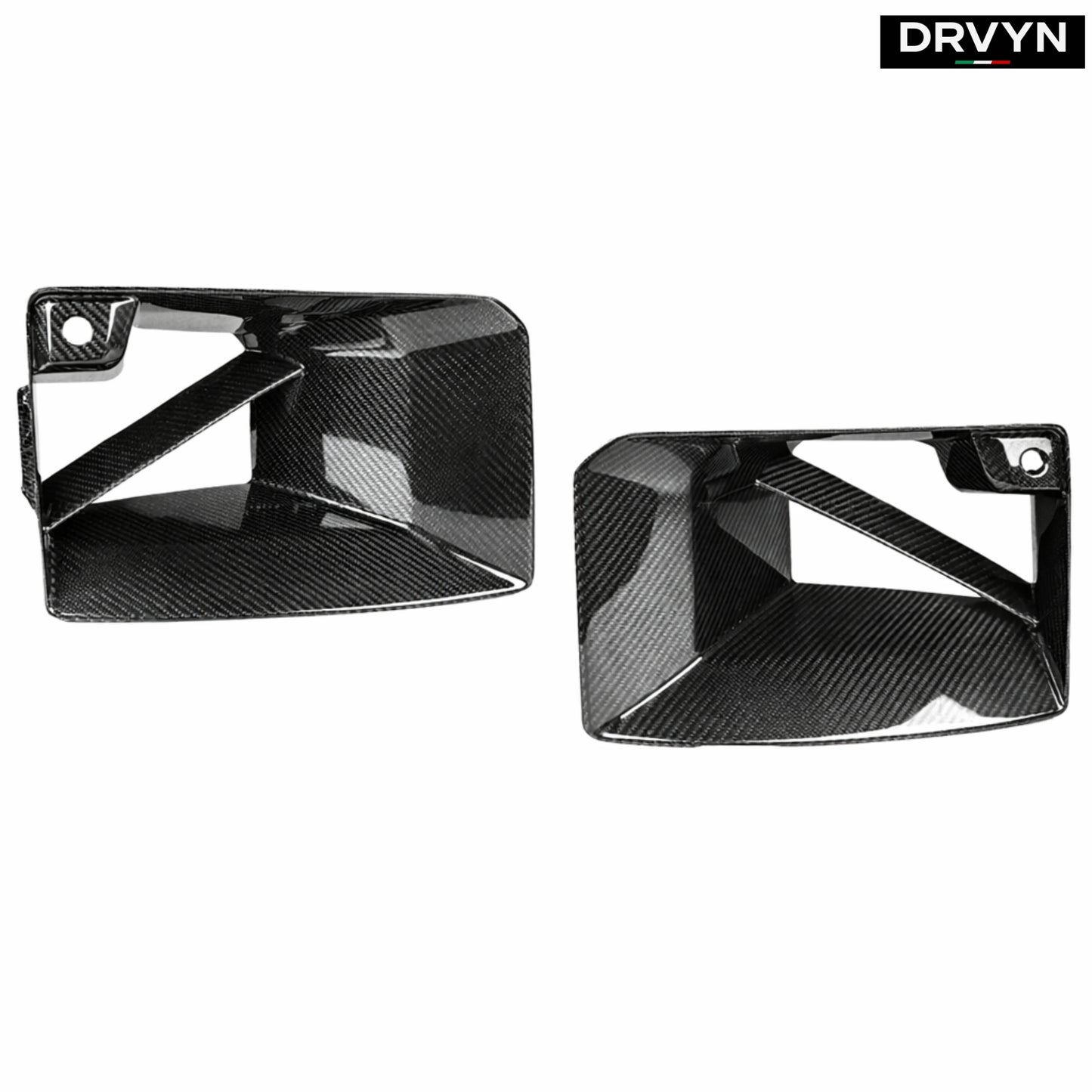 DRVYN 23-26 BMW G87 M2 MP STYLE DRY CARBON FIBER FRONT BUMPER AIR DUCT INLET VENT