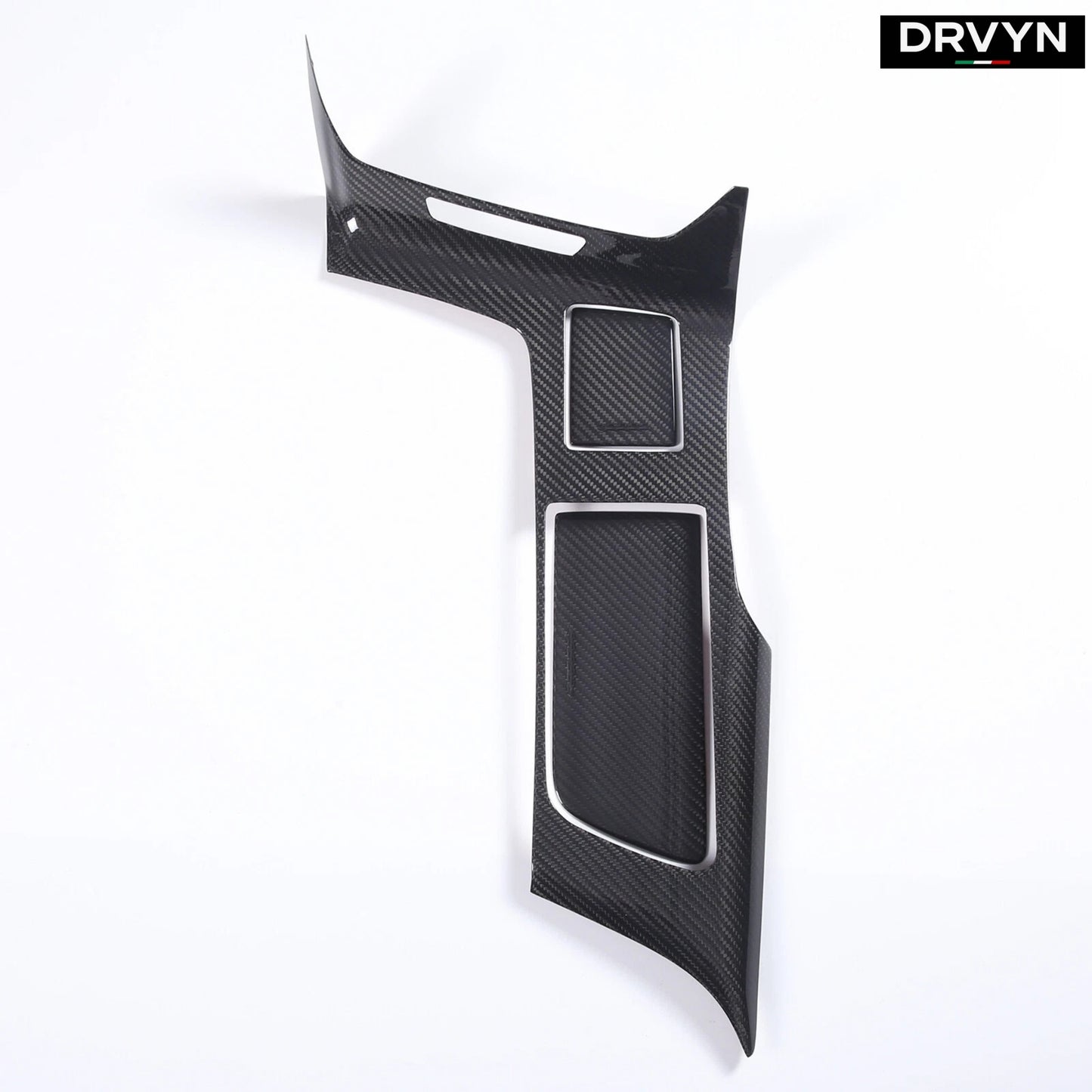 DRVYN Real Carbon Fiber Center Console Panel Trim Cover Frame For Corvette C7 14-19 US