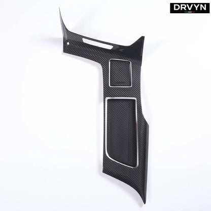 DRVYN Real Carbon Fiber Center Console Panel Trim Cover Frame For Corvette C7 14-19 US