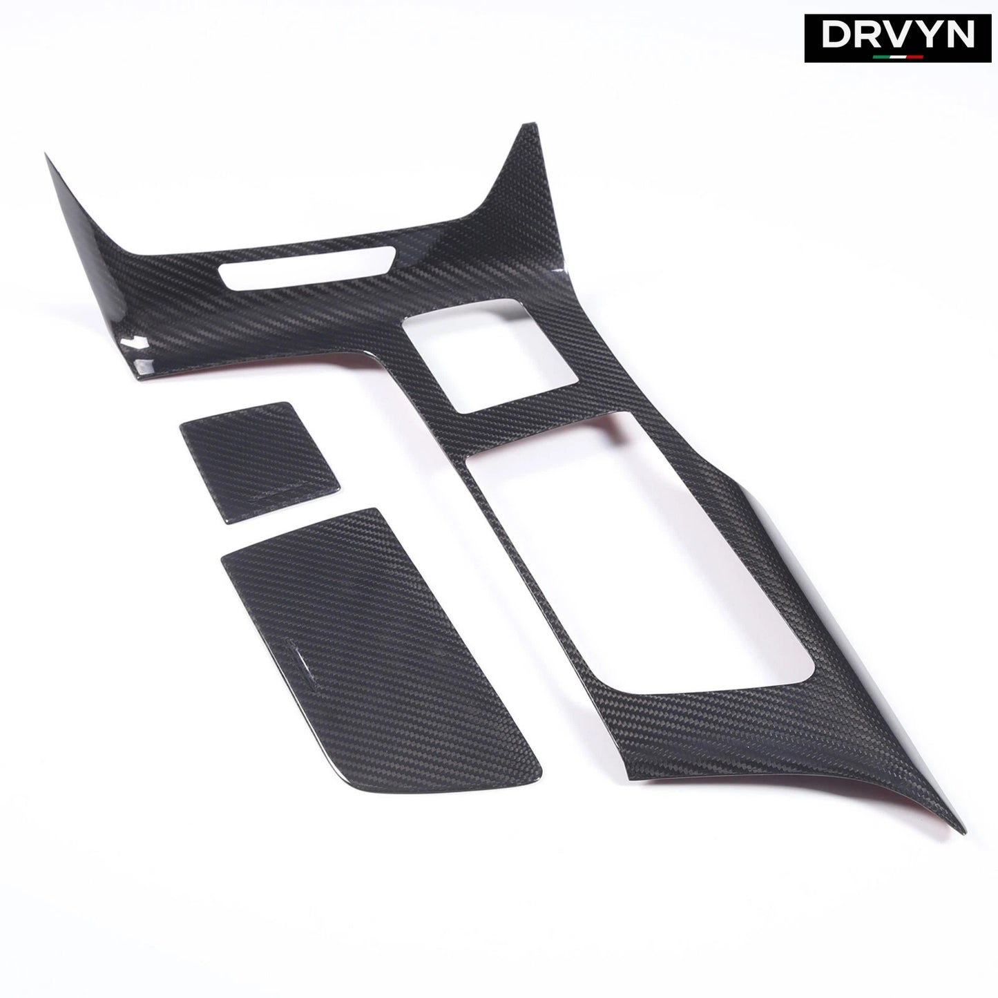 DRVYN Real Carbon Fiber Center Console Panel Trim Cover Frame For Corvette C7 14-19 US